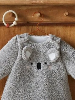 Gigoteuse Manches Longues Microfibre KOALA Gris - Vertbaudet -Vertbaudet Boutique gigoteuse manches longues microfibre koala 5