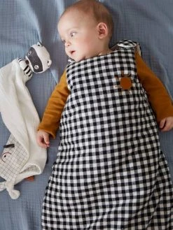 Gigoteuse Sans Manches MINI ZOO Noir / Blanc - Vertbaudet -Vertbaudet Boutique gigoteuse sans manches mini zoo 2