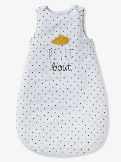 Gigoteuse Sans Manches PETIT BOUT Blanc Imprimé - Vertbaudet