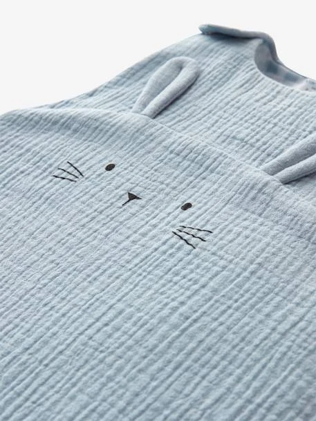 Gigoteuse Spéciale été En Gaze De Coton Bio* LOVELY FARM Bleu - Vertbaudet 6 Gigoteuse Spéciale été En Gaze De Coton Bio* LOVELY FARM Bleu - Vertbaudet – Image 4