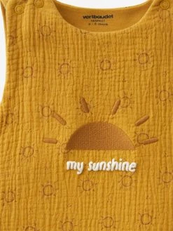 Gigoteuse Spéciale été En Gaze De Coton Bio* SOLEIL Ocre - Vertbaudet -Vertbaudet Boutique gigoteuse speciale ete en gaze de coton bio soleil 2