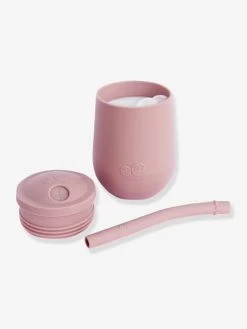 Gobelet D’apprentissage Avec Paille EZPZ Mini Cup En Silicone Rose Blush - EZPZ -Vertbaudet Boutique gobelet dapprentissage avec paille ezpz mini cup en silicone 5