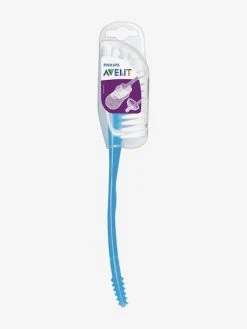 Goupillon Philips AVENT Pour Biberons Et Tétines Bleu - Philips Avent 10 Goupillon Philips AVENT Pour Biberons Et Tétines Bleu - Philips Avent -Vertbaudet Boutique goupillon philips avent pour biberons et tetines 2