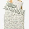 Housse De Couette Bébé TREK Oeko-Tex® Blanc Imprimé - Vertbaudet -Vertbaudet Boutique housse de couette bebe trek oeko tex