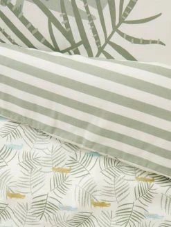 Housse De Couette Bébé TREK Oeko-Tex® Blanc Imprimé - Vertbaudet -Vertbaudet Boutique housse de couette bebe trek oeko tex 3