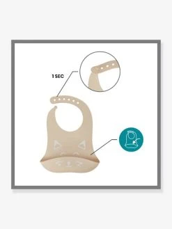 Kit Repas Silicone BABYMOOV First’Isy Beige (renard) - Babymoov -Vertbaudet Boutique kit repas silicone babymoov firstisy 4
