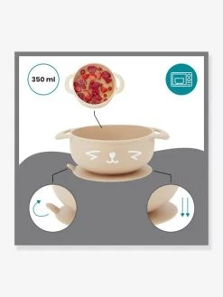 Kit Repas Silicone BABYMOOV First’Isy Beige (renard) - Babymoov -Vertbaudet Boutique kit repas silicone babymoov firstisy 5