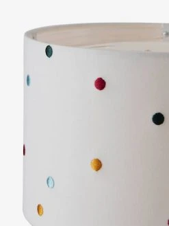 Lampe De Chevet Pois Brodés Beige / Multicolore - Vertbaudet -Vertbaudet Boutique lampe de chevet pois brodes 5