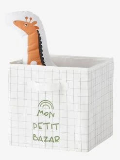 Les 3 Bacs De Rangement Tanzanie Tilleul Foncé Imprimé - Vertbaudet -Vertbaudet Boutique les 3 bacs de rangement tanzanie 2