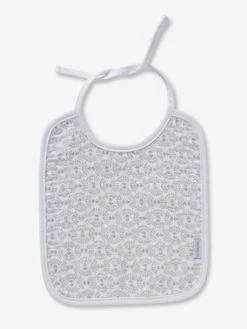 Les 3 Bavoirs à Liens En Gaze De Coton Blanc/gris - Vertbaudet -Vertbaudet Boutique les 3 bavoirs a liens en gaze de coton 2