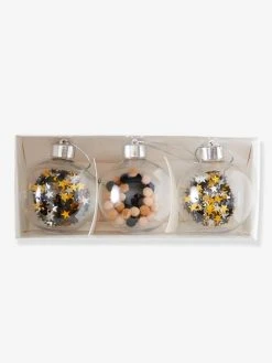Les 3 Boules De Noël Beige Irisé - Vertbaudet -Vertbaudet Boutique les 3 boules de noel 7