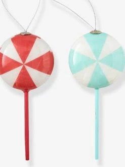 Les 4 Décorations Candy à Suspendre Rouge - Vertbaudet -Vertbaudet Boutique les 4 decorations candy a suspendre 5