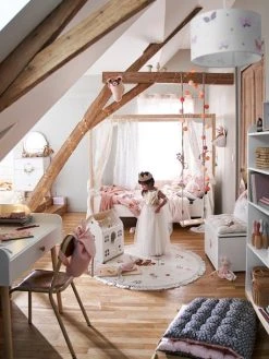 Lit à Baldaquin Enfant LIGNE ROMANCE Blanc / Bois - Vertbaudet 10 Lit à Baldaquin Enfant LIGNE ROMANCE Blanc / Bois - Vertbaudet -Vertbaudet Boutique lit a baldaquin enfant ligne romance 2