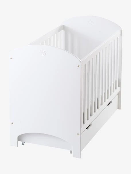 Lit Bébé à Barreaux LIGNE SIRIUS Blanc - Vertbaudet 4 Lit Bébé à Barreaux LIGNE SIRIUS Blanc - Vertbaudet – Image 2