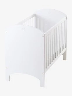 Lit Bébé à Barreaux LIGNE SIRIUS Blanc - Vertbaudet