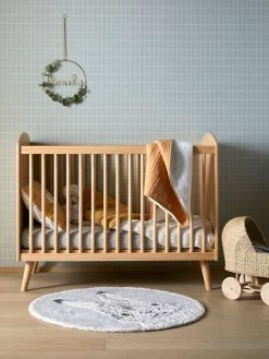 Lit Bébé LIGNE CONFETTI NATURE Marron - Vertbaudet -Vertbaudet Boutique lit bebe ligne confetti nature 5