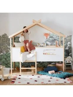 Lit Cabane Enfant Robinson Blanc - Vertbaudet -Vertbaudet Boutique lit cabane enfant robinson 2