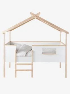 Lit Cabane Enfant Robinson Blanc - Vertbaudet