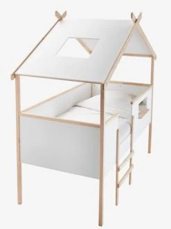 Lit Cabane Enfant Robinson Blanc - Vertbaudet -Vertbaudet Boutique lit cabane enfant robinson 3