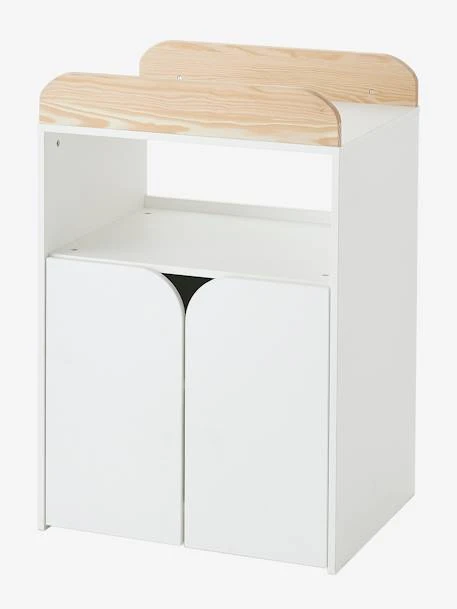 Lit Combiné évolutif Avec Rangements Et Table à Langer LIGNE ECLIPSE Blanc / Bois - Vertbaudet 7 Lit Combiné évolutif Avec Rangements Et Table à Langer LIGNE ECLIPSE Blanc / Bois - Vertbaudet – Image 5