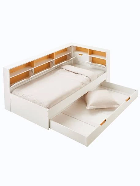 Lit Enfant Multi Rangements TRÉSOR Blanc - Vertbaudet 5 Lit Enfant Multi Rangements TRÉSOR Blanc - Vertbaudet – Image 3
