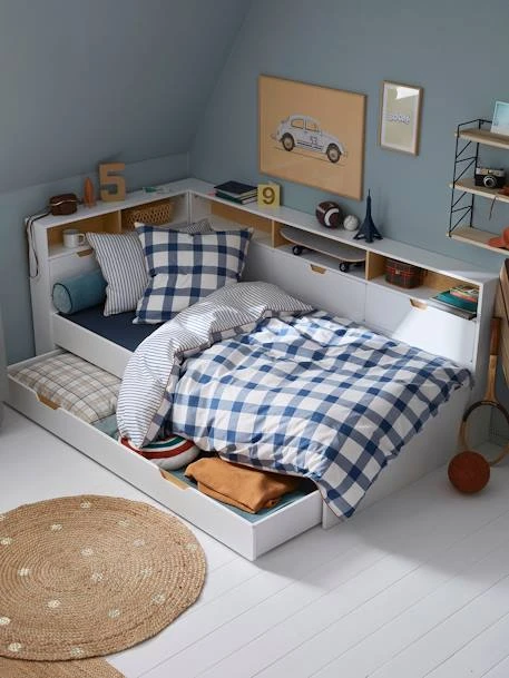 Lit Enfant Multi Rangements TRÉSOR Blanc - Vertbaudet 8 Lit Enfant Multi Rangements TRÉSOR Blanc - Vertbaudet – Image 6