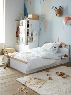 Lit évolutif Enfant LIGNE ABC Blanc - Bois - Vertbaudet -Vertbaudet Boutique lit evolutif enfant ligne abc 5