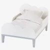 Lit évolutif Enfant LIGNE NUAGE Blanc/gris - Vertbaudet -Vertbaudet Boutique lit evolutif enfant ligne nuage