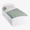 Lit Fixe Enfant Avec Tiroirs LIGNE SIRIUS Blanc - Vertbaudet -Vertbaudet Boutique lit fixe enfant avec tiroirs ligne sirius