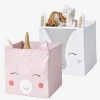 Lot De 2 Bacs De Rangement Magic Licorne Rose + Blanc - Vertbaudet