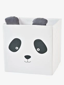 Lot De 2 Bacs En Tissu Panda Koala Beige - Vertbaudet -Vertbaudet Boutique lot de 2 bacs en tissu panda koala 2