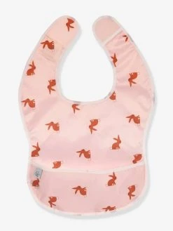 Lot De 2 Bavoirs Avec Poche LÄSSIG Little Forest Little Forest Lapin - Rose + B - Lassig -Vertbaudet Boutique lot de 2 bavoirs avec poche lassig little forest 4