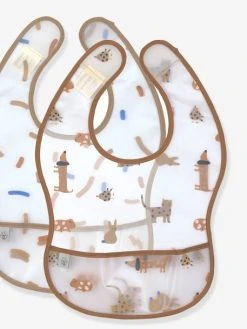 Lot De 2 Bavoirs Avec Poche Little Mateys LÄSSIG Bleu Royale - Lassig