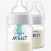 Lot De 2 Biberons 125 Ml Philips AVENT Anti-colic Avec Valve AirFree Transparent - Philips Avent -Vertbaudet Boutique lot de 2 biberons 125 ml philips avent anti colic avec valve airfree
