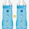 Lot De 2 Biberons 330 Ml MAM Easy Active 2e âge Fairy Tale Lot De 2 Rose - Mam -Vertbaudet Boutique lot de 2 biberons 330 ml mam easy active 2e age fairy tale