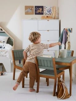 Lot De 2 Chaises Outdoor Maternelle Summer Kaki - Vertbaudet -Vertbaudet Boutique lot de 2 chaises outdoor maternelle summer 3