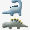 Lot De 2 Coussins PETIT DINO Bleu / Kaki - Vertbaudet 2 Lot De 2 Coussins PETIT DINO Bleu / Kaki - Vertbaudet -Vertbaudet Boutique lot de 2 coussins petit dino