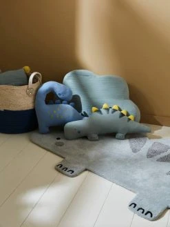 Lot De 2 Coussins PETIT DINO Bleu / Kaki - Vertbaudet -Vertbaudet Boutique lot de 2 coussins petit dino 3