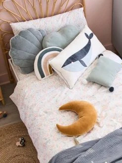 Lot De 2 Coussins SOUS L'OCÉAN Bleu - Vertbaudet -Vertbaudet Boutique lot de 2 coussins sous locean 4