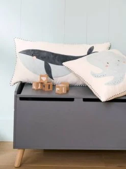 Lot De 2 Coussins SOUS L'OCÉAN Bleu - Vertbaudet -Vertbaudet Boutique lot de 2 coussins sous locean 5