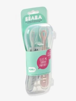 Lot De 2 Cuillères Ergonomiques D'apprentissage + Boîte De Transport BEABA Rose/gris - Beaba 9 Lot De 2 Cuillères Ergonomiques D'apprentissage + Boîte De Transport BEABA Rose/gris - Beaba -Vertbaudet Boutique lot de 2 cuilleres ergonomiques dapprentissage boite de transport beaba 2