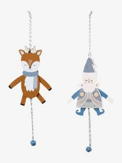 Lot De 2 Pantins Articulés En Bois Scandinave Bois - Vertbaudet -Vertbaudet Boutique lot de 2 pantins articules en bois scandinave 3