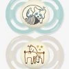 Lot De 2 Sucettes En Silicone MAM Perfect Nuit 6+ Vert + Beige - Mam -Vertbaudet Boutique lot de 2 sucettes en silicone mam perfect nuit 6