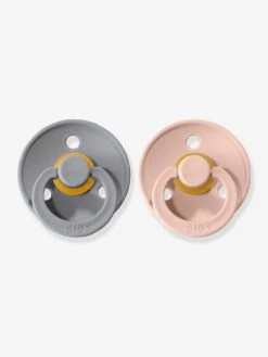 Lot De 2 Sucettes-tétines BIBS Colour, Taille 1 De 0 à 6 Mois Blush & Vanilla - Bibs -Vertbaudet Boutique lot de 2 sucettes tetines bibs colour taille 1 de 0 a 6 mois 5