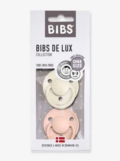 Lot De 2 Sucettes-tétines BIBS De Lux En Silicone Gris Fer + Bleu Layette - Bibs -Vertbaudet Boutique lot de 2 sucettes tetines bibs de lux en silicone 5