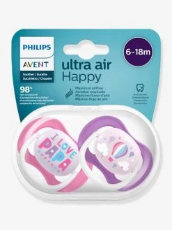 Lot De 2 Sucettes Ultra Air Animals 2e âge Philips AVENT Pingouin + éléphant - Philips Avent 10 Lot De 2 Sucettes Ultra Air Animals 2e âge Philips AVENT Pingouin + éléphant - Philips Avent -Vertbaudet Boutique lot de 2 sucettes ultra air animals 2e age philips avent 2