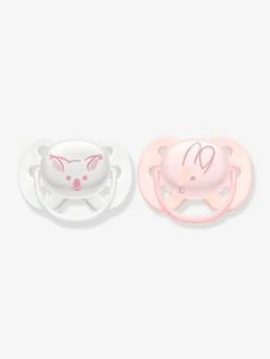 Lot De 2 Sucettes Ultra Douces 1er âge Philips AVENT Lapin Blanc - Philips Avent -Vertbaudet Boutique lot de 2 sucettes ultra douces 1er age philips avent 5
