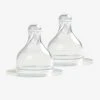 Lot De 2 Tétines Liquide épais Pour Biberons Verre Col Large BÉABA Transparent - Beaba