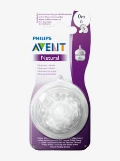 Lot De 2 Tétines Philips AVENT Natural, 5 Débits Transparent - Philips Avent 10 Lot De 2 Tétines Philips AVENT Natural, 5 Débits Transparent - Philips Avent -Vertbaudet Boutique lot de 2 tetines philips avent natural 5 debits 2
