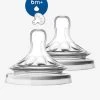 Lot De 2 Tétines Philips AVENT Natural à Débit Rapide, Dès 6 Mois Transparent - Philips Avent